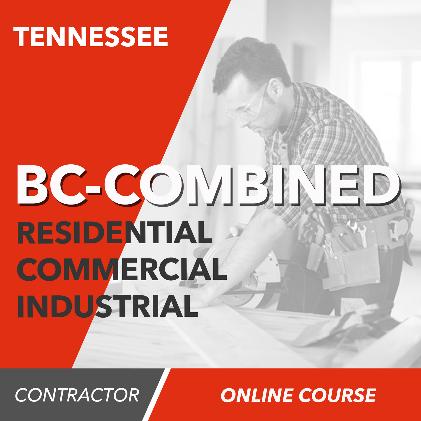 Tennessee BC Combined Residential / Commercial / Industrial Contractor - Online Exam Prep Course