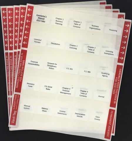 Louisiana General Contractors NASCLA Contractors Guide to Business, Law and Project Management, LA, General Contractors, 12th Edition Pre printed tabs