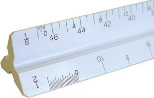 Upstryve's Architect Scale - 12 Inch product image provided by UpStryve Book Store. Upstryve provides access to online contractor course content, exam prep, books, and practice test questions to students and professionals preparing for their state contracting exams.