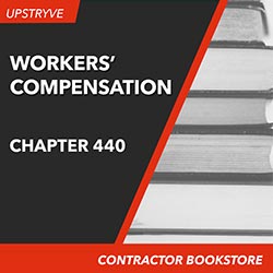 Upstryve's Chapter 440, F.S., Workers’ Compensation product image provided by UpStryve Book Store. Upstryve provides access to online contractor course content, exam prep, books, and practice test questions to students and professionals preparing for their state contracting exams.