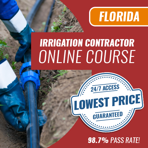 Florida Irrigation Contractor Trade Exam - Online Exam Prep Course