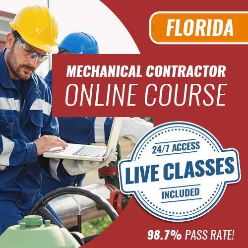 Florida Mechanical Contractor Trade Knowledge Online Exam Prep Course