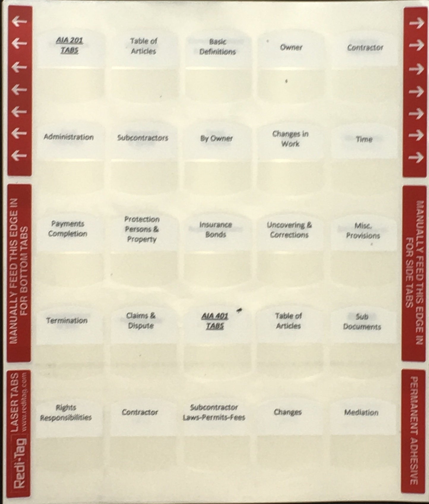 Pre-printed Tabs and Highlights for Florida State Business & Finance Book Package