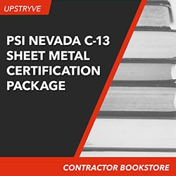 PSI Nevada C-13 Sheet Metal Contractor Certification Package