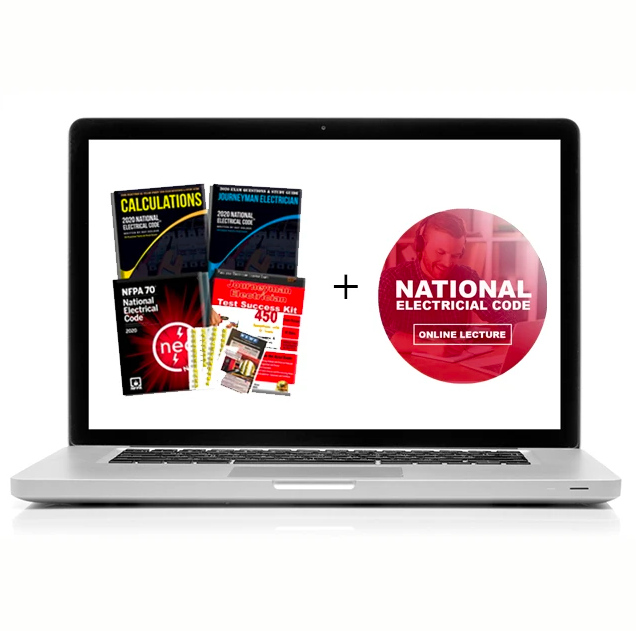 Upstryve's 2020 Complete Journeyman Electrician Plus Package product image provided by UpStryve Book Store. Upstryve provides access to online contractor course content, exam prep, books, and practice test questions to students and professionals preparing for their state contracting exams.