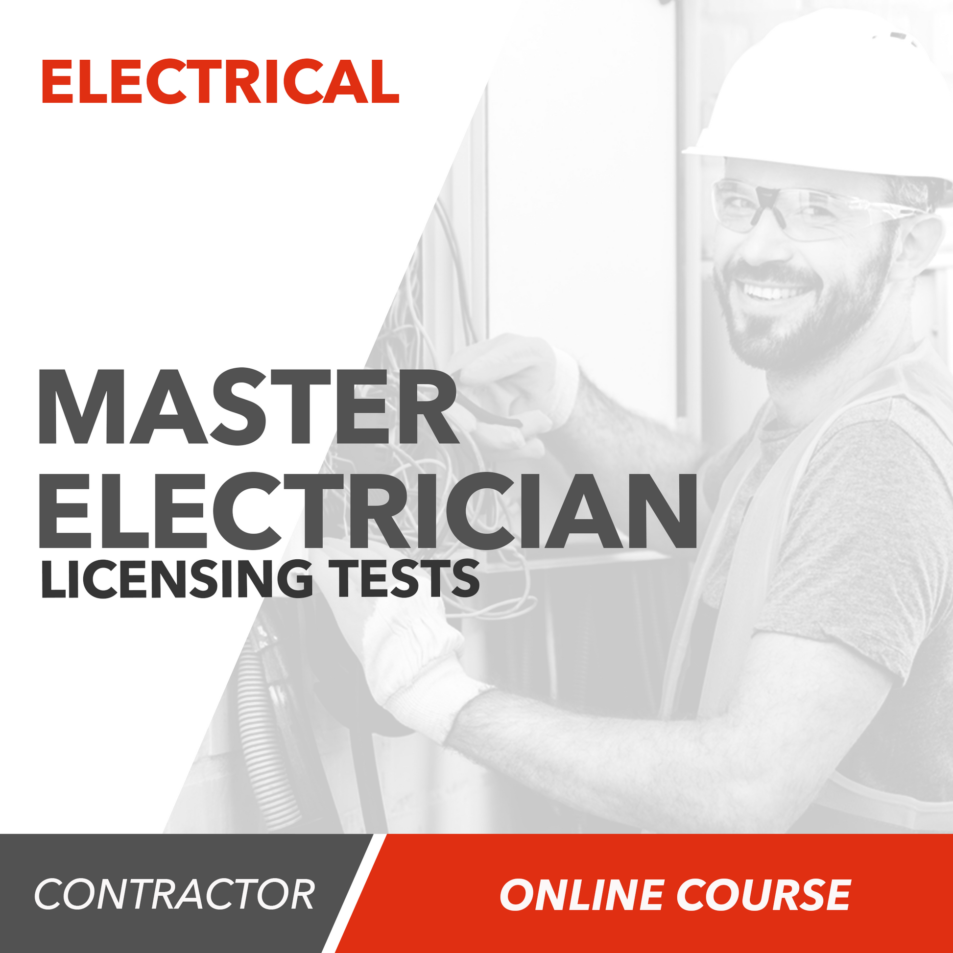 Upstryve's 2017 Master Electrician Licensing Online Tests product image provided by UpStryve Book Store. Upstryve provides access to online contractor course content, exam prep, books, and practice test questions to students and professionals preparing for their state contracting exams.