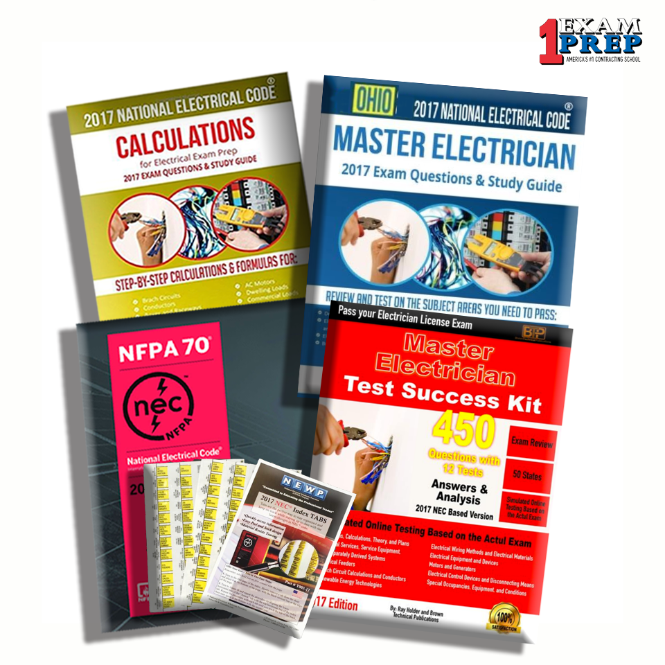 Ohio Master 2017 Electrician Exam Prep Package