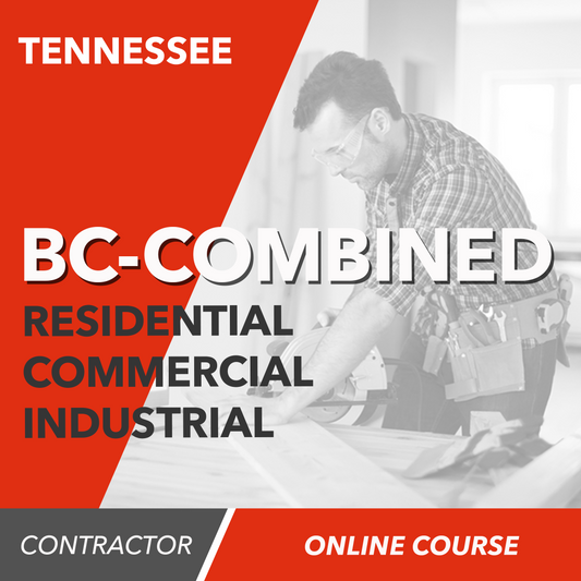 Tennessee BC Combined Residential / Commercial / Industrial Contractor - Online Exam Prep Course