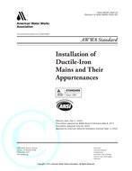 Upstryve's AWWA C600-10 Installation of Ductile-Iron Water Mains and Their Appurtenances product image provided by AWWA. Upstryve provides access to online contractor course content, exam prep, books, and practice test questions to students and professionals preparing for their state contracting exams.