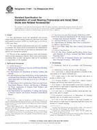 Upstryve's ASTM C1007-11A(2015) Standard Specification for Installation of Load Bearing (Transverse and Axial) Steel Studs and Related Accessories product image provided by ASTM. Upstryve provides access to online contractor course content, exam prep, books, and practice test questions to students and professionals preparing for their state contracting exams.