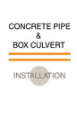 Upstryve's Concrete Pipe & Box Culvert Installation, 2015 product image provided by American Concrete Pipe Association (ACPA). Upstryve provides access to online contractor course content, exam prep, books, and practice test questions to students and professionals preparing for their state contracting exams.