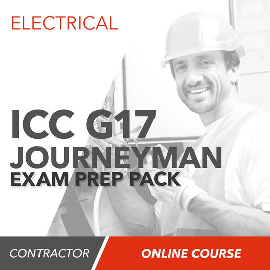 ICC G17 National Standard Journeyman Electrician Exam Prep Package