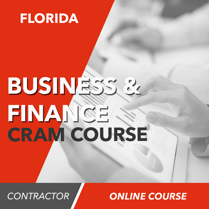 Florida Business and Finance Exam - Online Practice Questions [Construction Contractors]