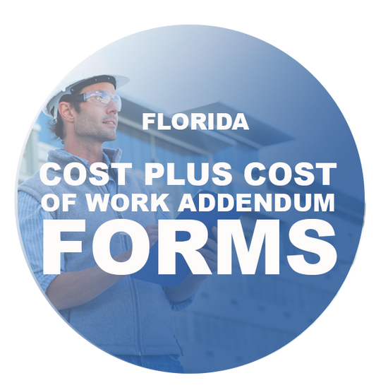 COST PLUS COST OF WORK ADDENDUM FORMS