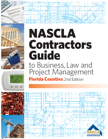 Florida NASCLA Contractors Guide to Business, Law, and Project Management, Florida, Counties, 2nd Edition; Highlighted & Tabbed