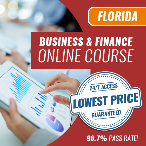 Florida Business and Finance Exam - Online Exam Prep Course [Construction Contractors]