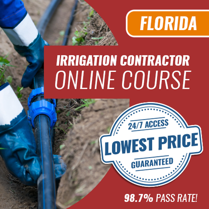 Florida Irrigation Contractor Trade Exam - Online Exam Prep Course