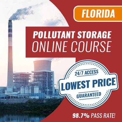 Florida Pollutant Storage Contractor Trade Exam - Online Exam Prep Course 