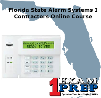 Florida Alarm Systems Contractor I - Online Exam Prep Course - Pearson  VUE