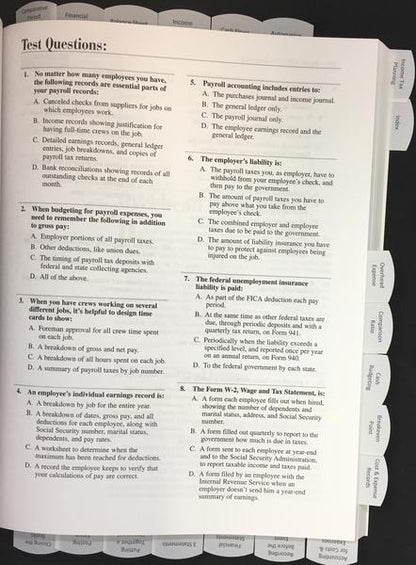 Highlighted and Tabbed Builders Guide to Accounting Revised - 10th Printing [Highlighted and Tabbed]