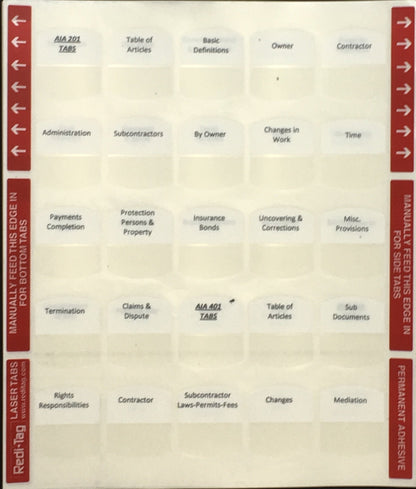 Pre-printed Tabs and Highlights for Florida State Business & Finance Book Package