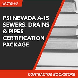 PSI Nevada A-15 Sewers, Drains, and Pipes Certification Package