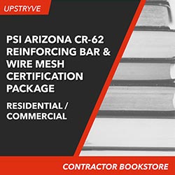 PSI Arizona CR-62 Reinforcing Bar and Wire Mesh (residential/Commercial) Certification Package