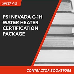 PSI Nevada C-1H Water Heater Contractor Certification Package