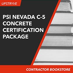 PSI Nevada C-5 Concrete Contractor Certification Package