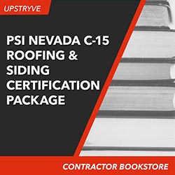 PSI Nevada C-15 Roofing and Siding Contractor Certification Package