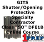 GITS Shutter/Opening Protective Specialty Contractor - Class "SO" - DFE1B