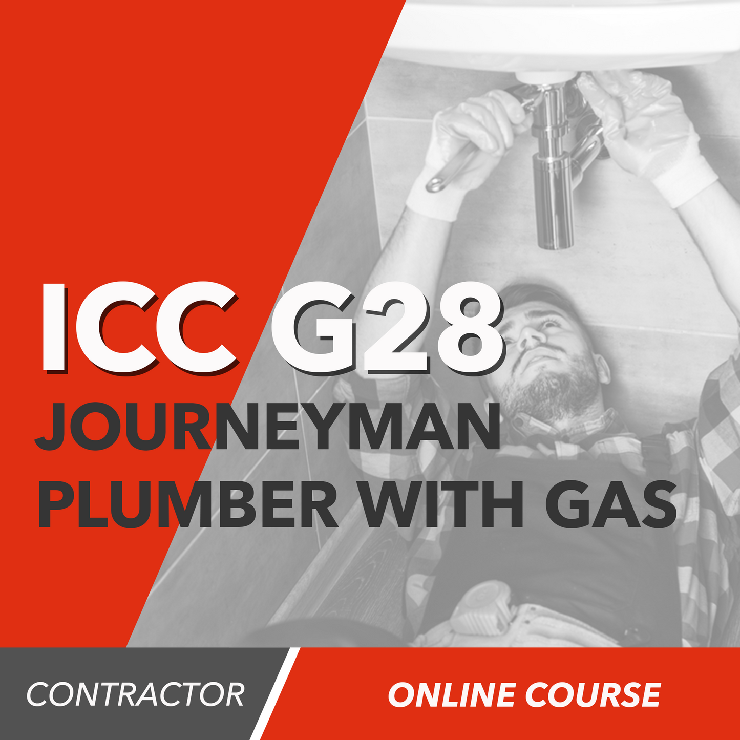 ICC G28 National Standard Journeyman Plumber with Gas Exam Prep [Online Course Only]