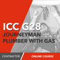 ICC G28 National Standard Journeyman Plumber with Gas Exam Prep [Online Course Only]