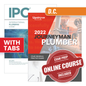 Washington DC Journeyman Plumber Study Guide with 2021 International Plumbing Code and Tabs