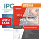 Virginia Journeyman Plumber Study Guide with 2021 International Plumbing Code and Tabs