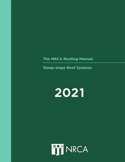 NRCA Roofing Manual Book Set