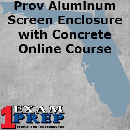 Prov Aluminum Screen Enclosure with Concrete (County - Florida)