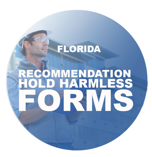 HOLD HARMLESS FROM RECOMMENDATIONS FORMS