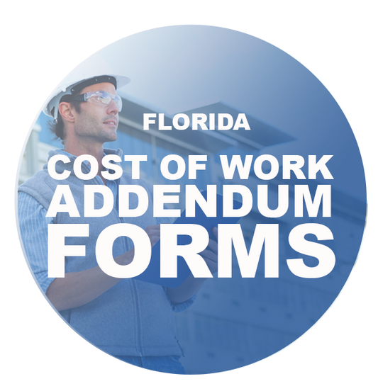 COST OF WORK ADDENDUM FORMS