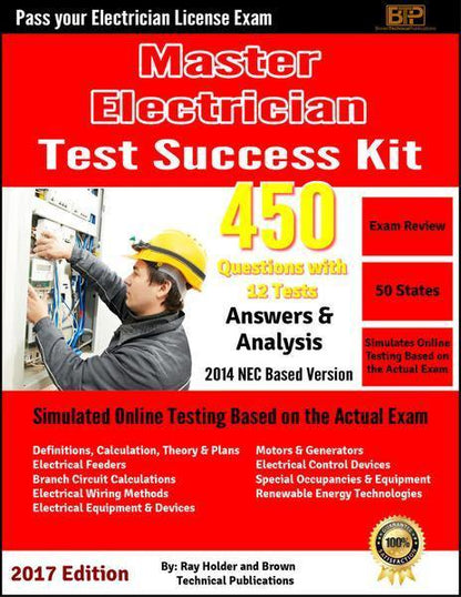 Ray Holder's 2014 Master Electrician Exam Questions Tests; Online Course