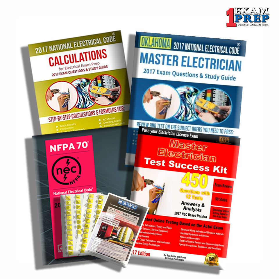 Oklahoma 2017 Master Electrician Exam Prep Package